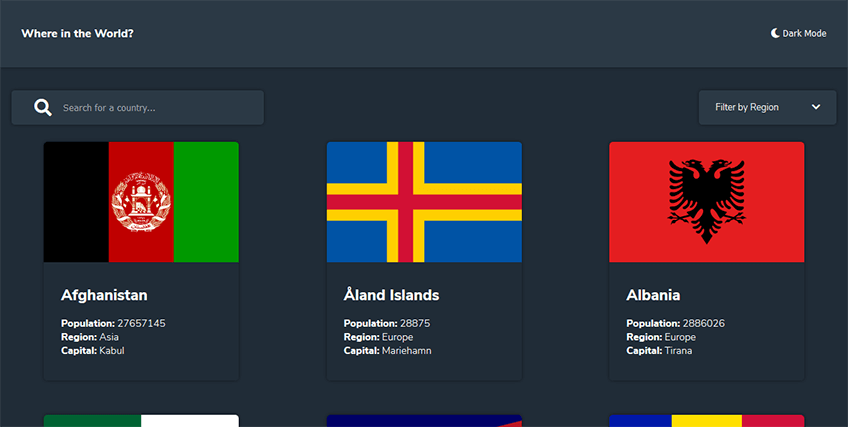 countries rest api