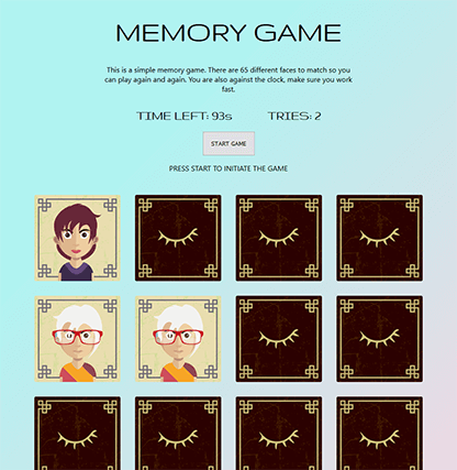 Memory game