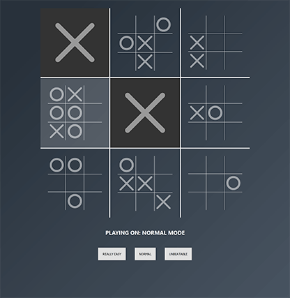 Ultimate tic tac toe